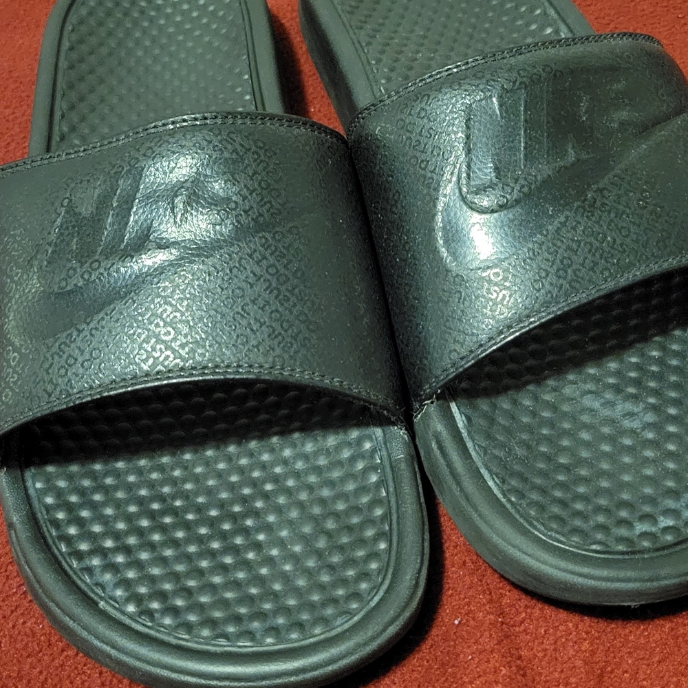Nike Black Slide Sandals